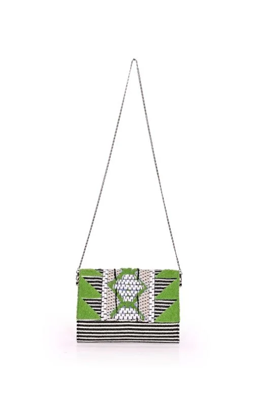 Bags For Free-Spirited And Artistic Styles Mint Taffy Clutch