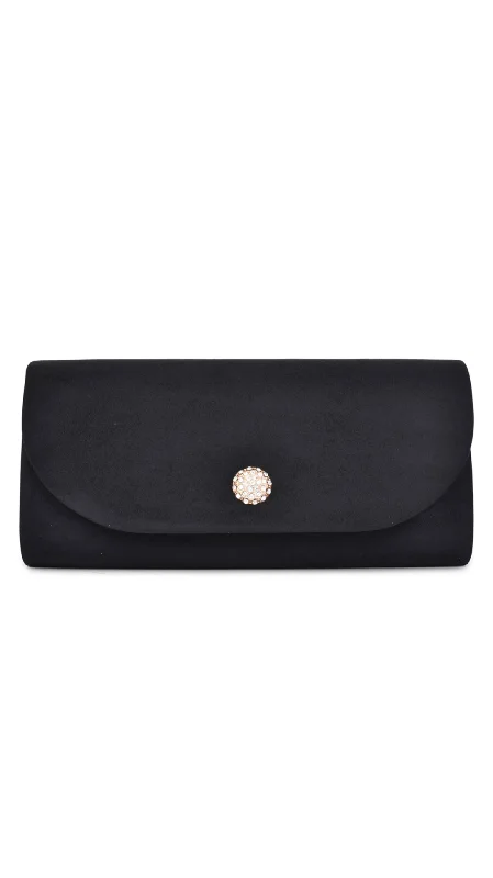 Stylish Bags For Fashion Bloggers With Promotions Riverbank Clutch- Black
