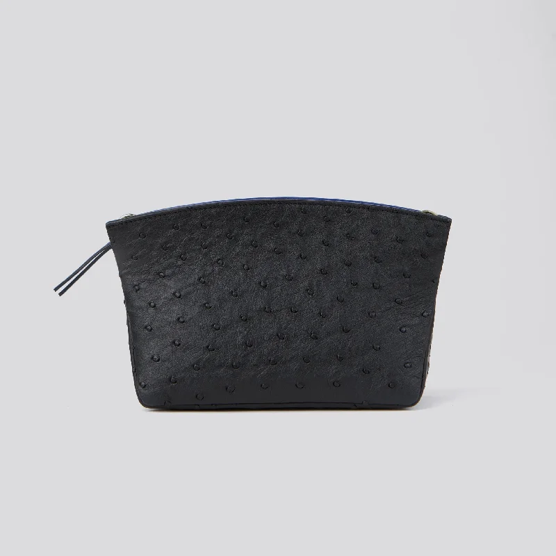 Flash Sales On Premium And High-Quality Bags TAYLOR MINI CLUTCH BLACK OSTRICH