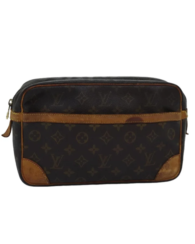 Bags With Discounts Monogram Canvas Compiegne Clutch Bag