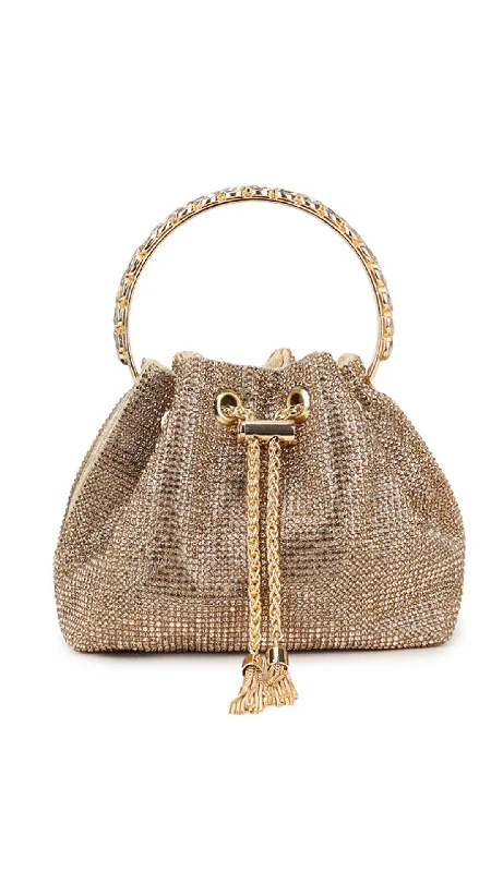 Affordable Bags For College Students On Sale Zora Clutch - Gold