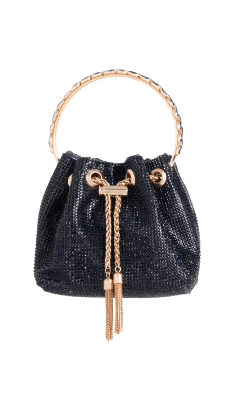 Bold Fashionistas Zora Clutch - Navy