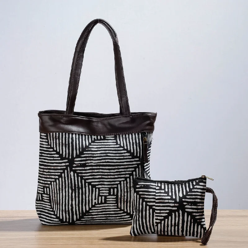 Halloween-Themed Kutch Handcrafted Cotton Shoulder Bag (Set of 2)