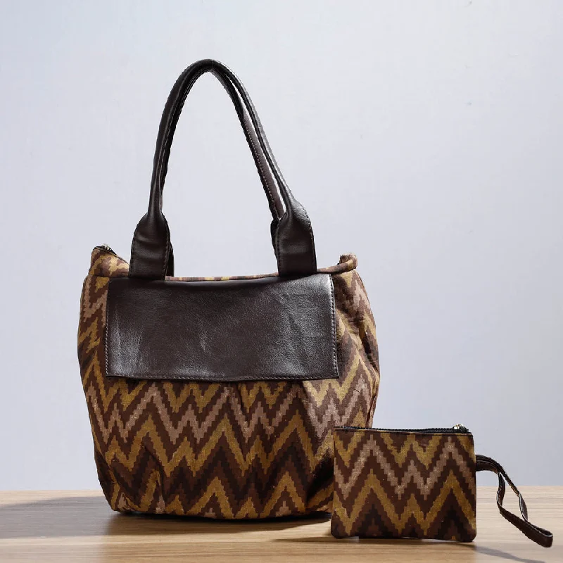 Office Professionals Brown - Kutch Handcrafted Cotton Shoulder Bag (Set of 2)