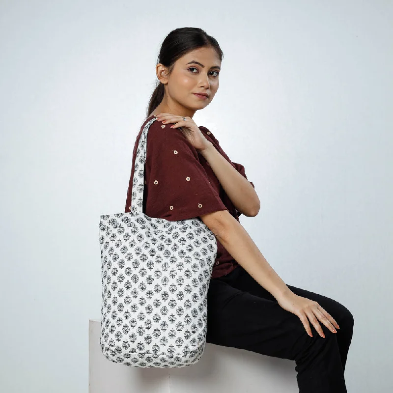 Luxury Seekers Multicolor - Handcrafted Quilted Sanganeri Block Printed Shoulder Bag
