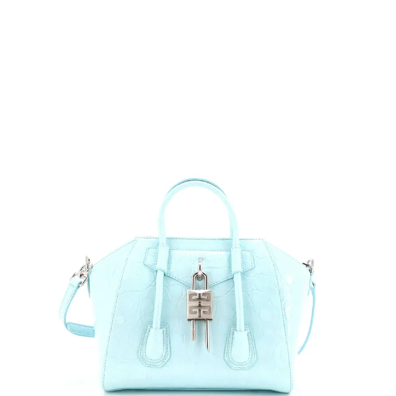 Bold Fashionistas Antigona Lock Bag Leather Mini