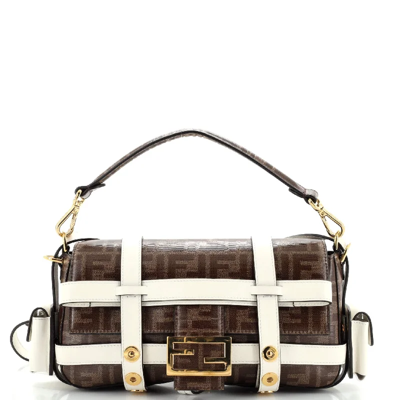 Affordable Bags For Budget Shoppers Baguette Cage Bag Zucca Coated Canvas and Leather Medium
