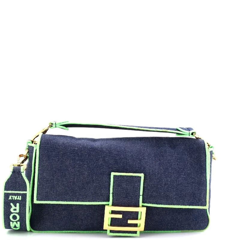 Limited-Time Offers On Trendy And Stylish Bags Baguette NM Bag Denim Large