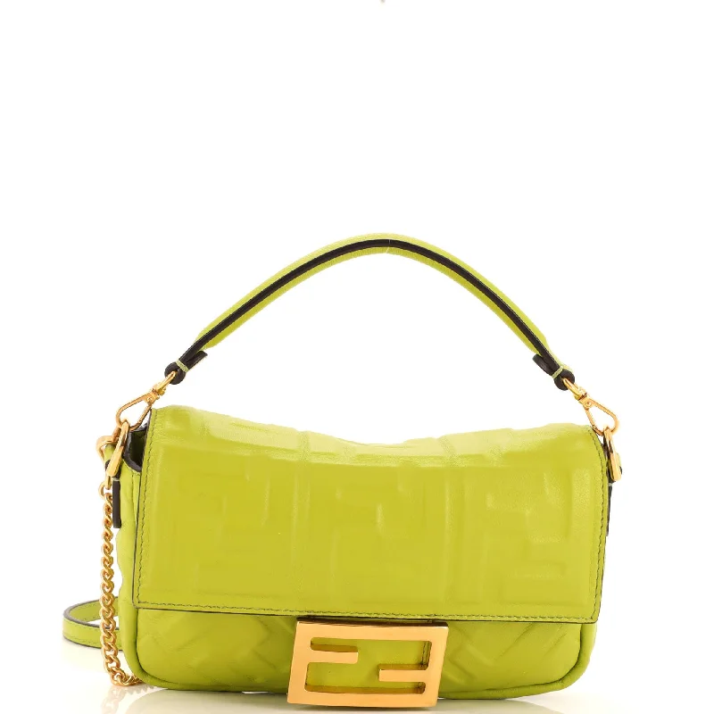 Urban Style Baguette NM Bag Zucca Embossed Leather Mini