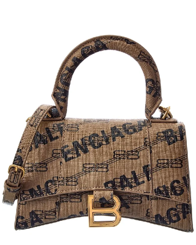 Bold And Flash-Sale Bags Balenciaga Hourglass XS Coated Canvas Shoulder Bag