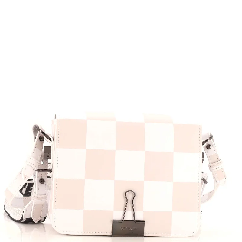 Urban Bags For City Life And Streetwear Fashion Binder Clip Flap Bag Printed Leather Small