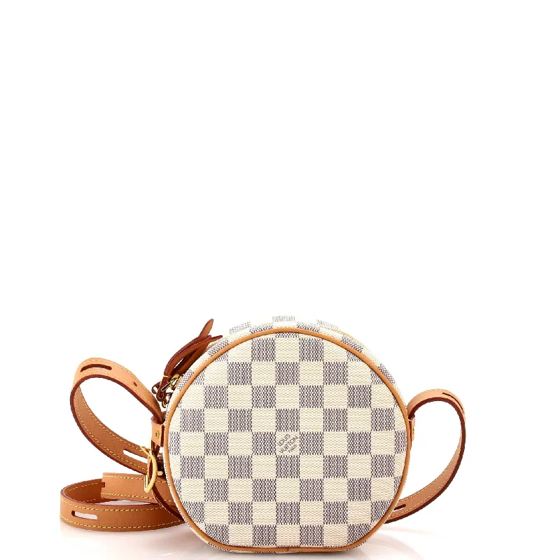 Tote Bag For Office Use Boite Chapeau Souple Bag Damier PM