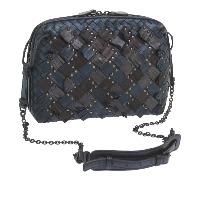 Black Friday Deals On Stylish Handbags Bottega Veneta Intrecciato  Leather Shoulder Bag (Pre-Owned)