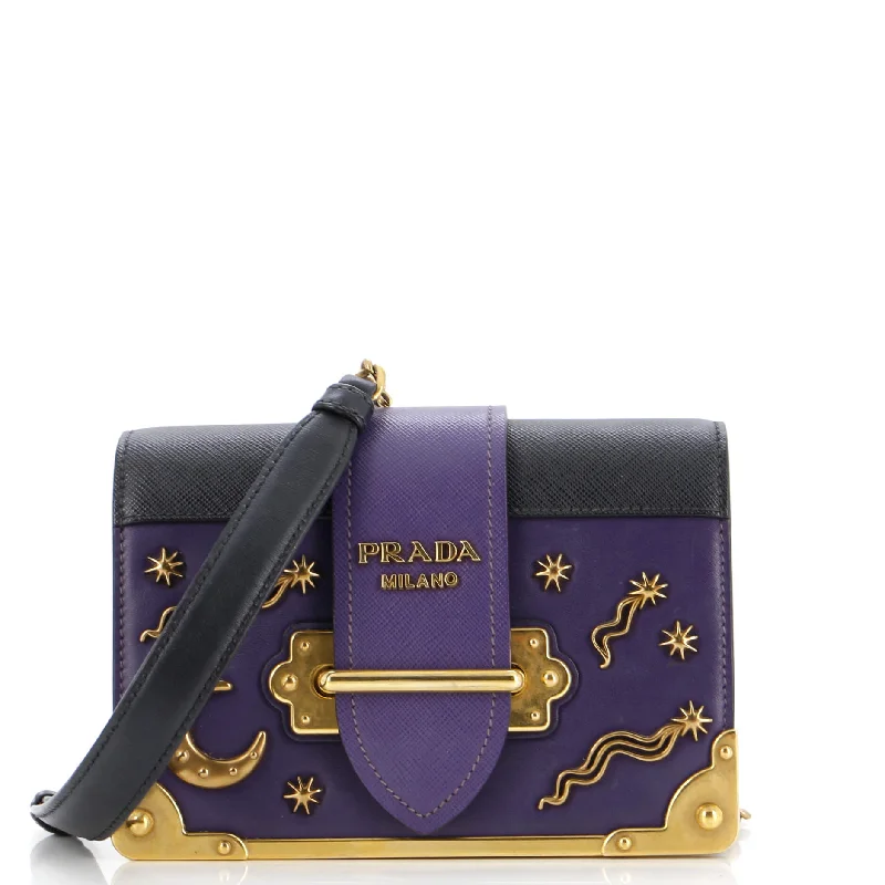 Vintage Bags For Retro And Classic Fashion Lovers Cahier Crossbody Bag Embellished Leather Small