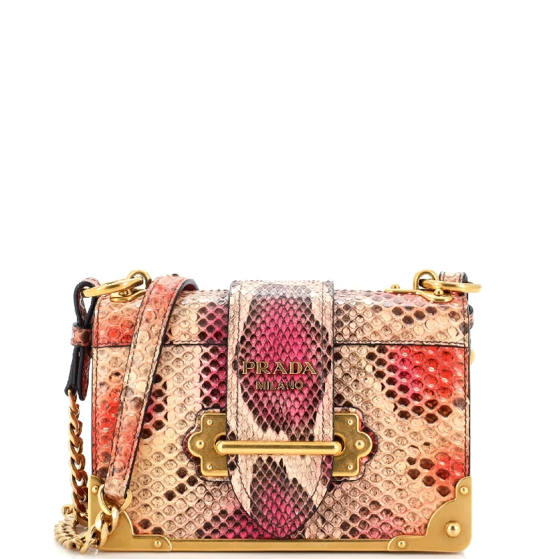 Limited-Time Offers On Trendy And Stylish Bags Cahier Crossbody Bag Python Small