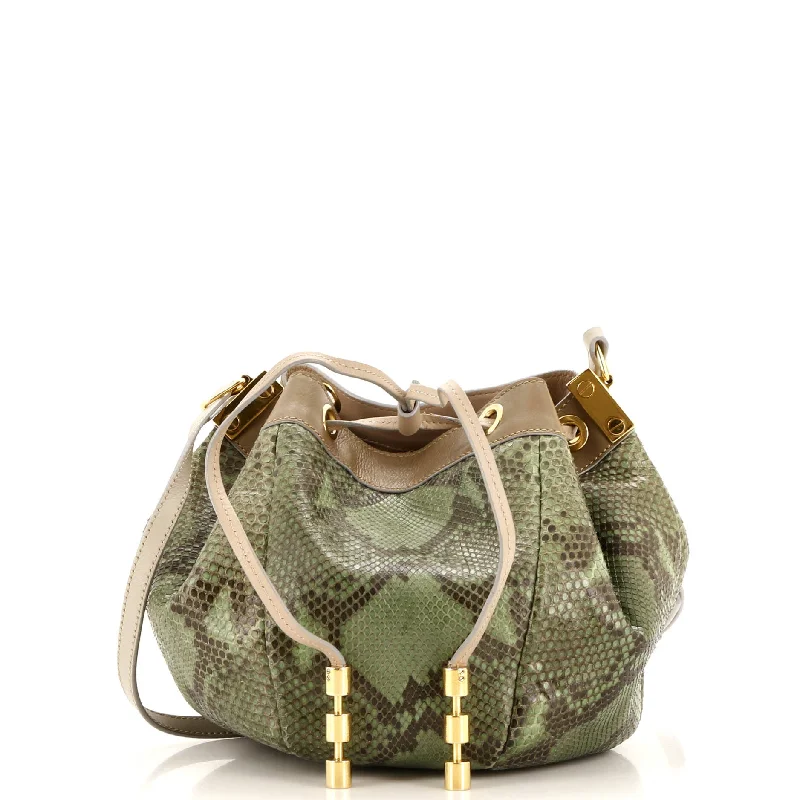 Inspired Bags For Modern Sophistication Camille Crossbody Bag Python Small