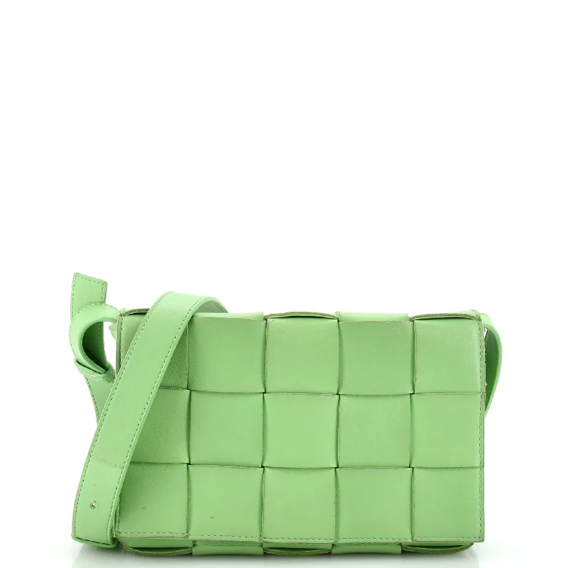 Bags With Limited-Time Deals Cassette Crossbody Bag Maxi Intrecciato Leather Small