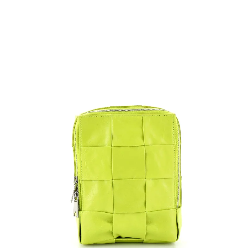 Stylish Yet Affordable Bags Cassette Sling Bag Maxi Intrecciato Leather Mini