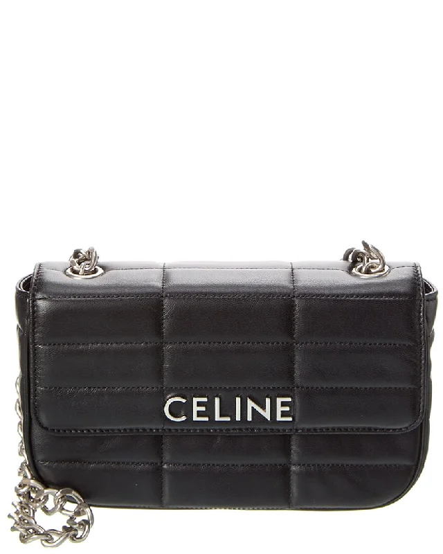 Handbag For Women CELINE Monochrome Quilted Leather Shoulder Bag