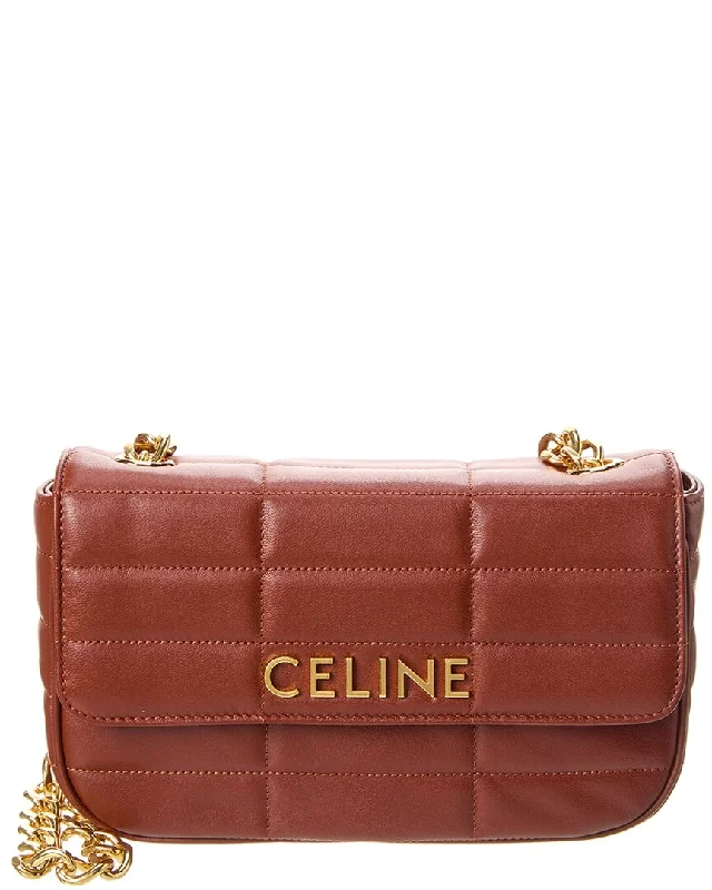 Affordable Bags CELINE Monochrome Quilted Leather Shoulder Bag