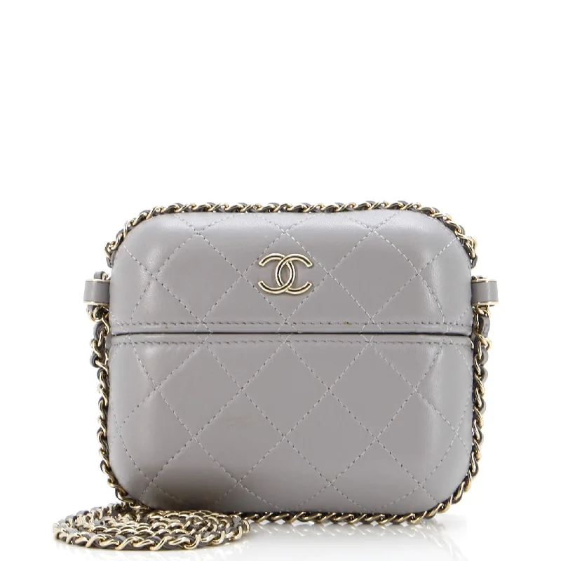 Inspired Bags For Timeless Elegance Chain Around Airpod Holder Box Crossbody Quilted Lambskin