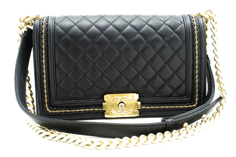 Vibrant Bags With Discounts Chanel Boy  Leather Shoulder Bag (Pre-Owned)