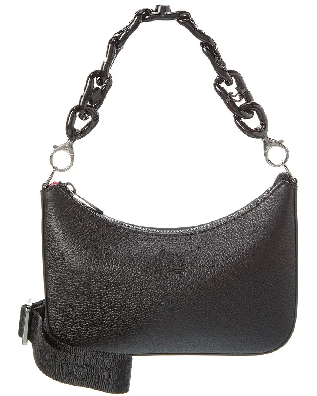 Lightweight And Functional Bags For Travel And Work Christian Louboutin Loubila Chain Mini Leather Shoulder Bag