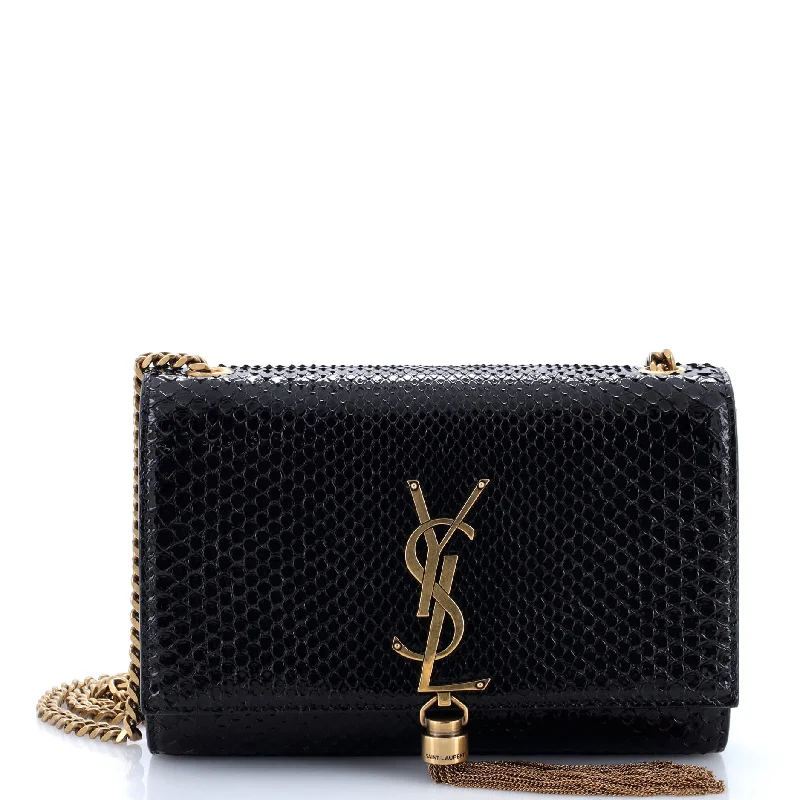 Bags With Seasonal Sales Classic Monogram Tassel Crossbody Bag Python Medium