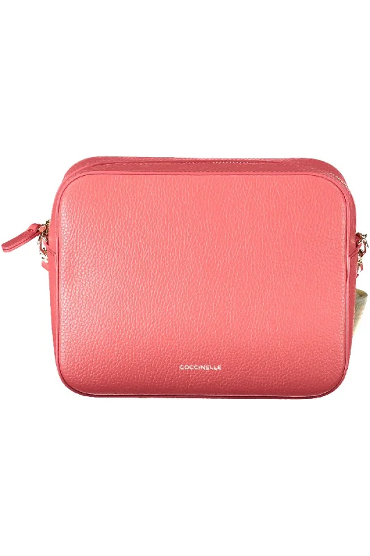 Handbag For Fashion Coccinelle Chic  Leather Shoulder Handbag with Logo Women's Accents