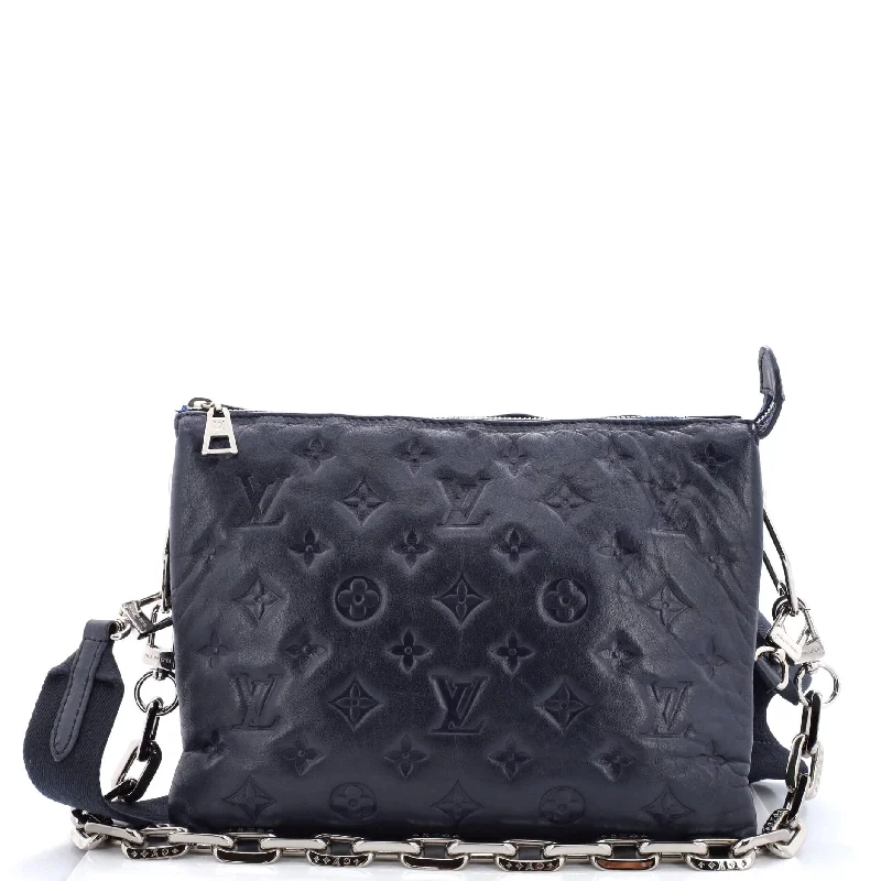 Stylish Bags For Fashion Bloggers With Promotions Coussin Bag Monogram Embossed Lambskin PM