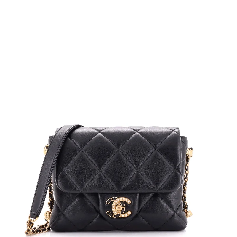 Trendy Bags For Women And Men In 2025 Crush on Chains Flap Bag Quilted Lambskin Mini