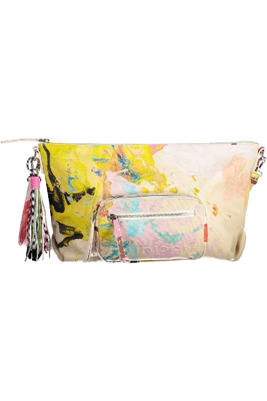 Seasonal Clearance Bags For Summer Desigual Chic  Contrasting Detail Shoulder Women's Bag