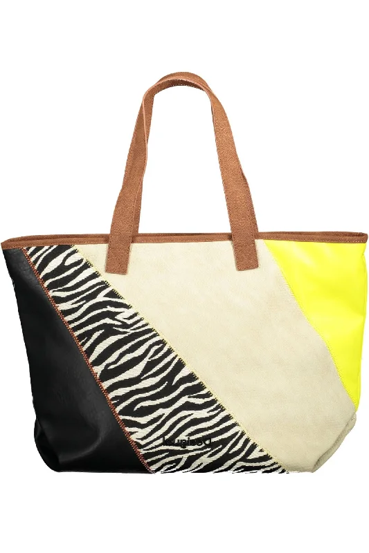 Rustic Bags For Outdoor And Nature-Inspired Looks Desigual Elegant Desigual Cotton Shoulder Women's Bag
