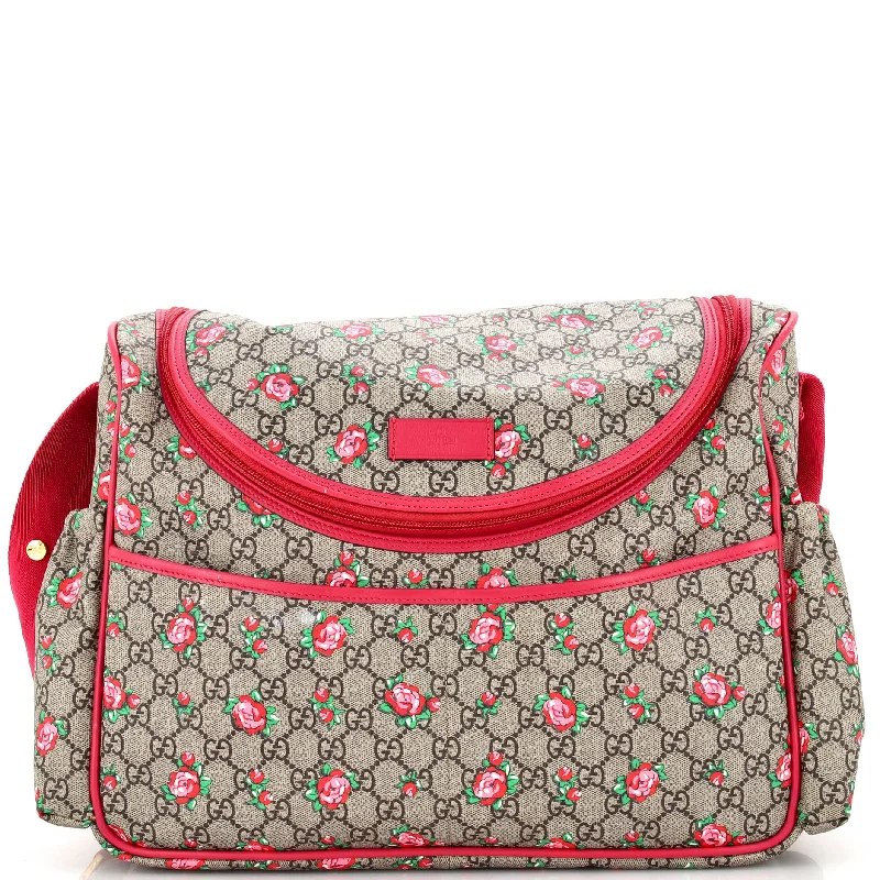 Retro Lovers Diaper Bag Printed GG Coated Canvas