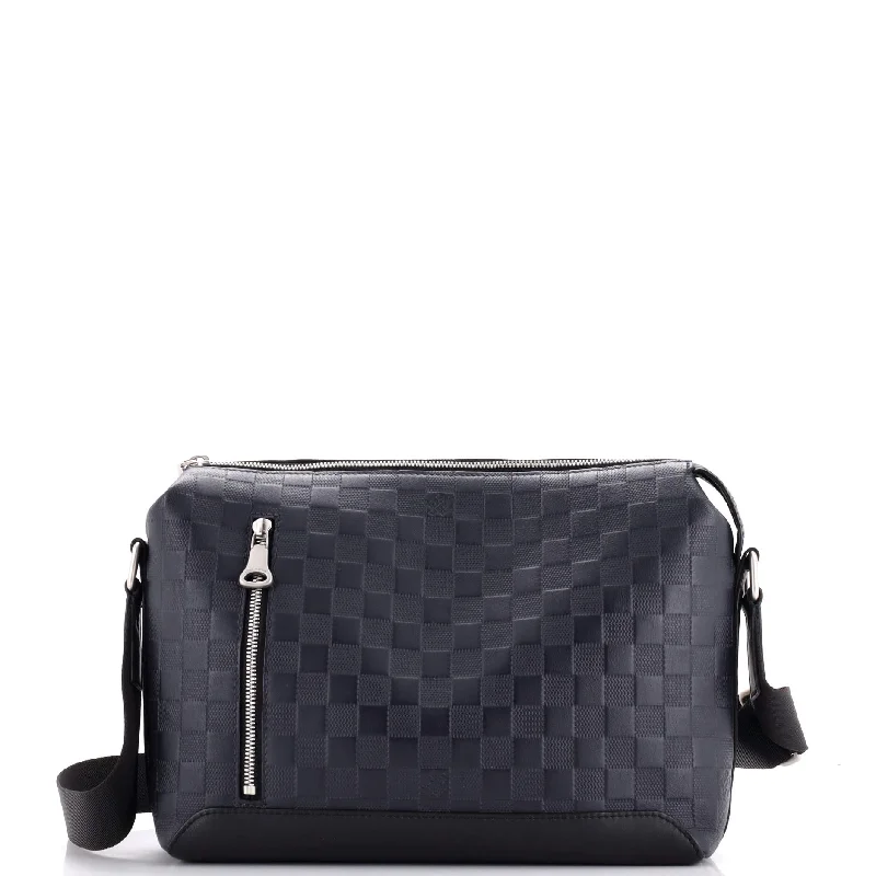 Luxury Bags For Working Professionals Discovery Messenger Bag Damier Infini Leather PM