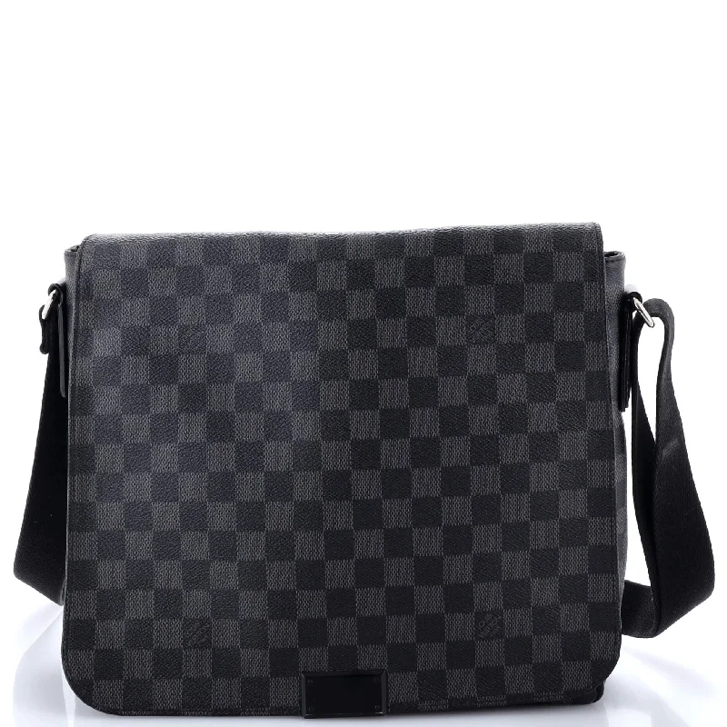 Stylish And Affordable Bags For Every Occasion District Messenger Bag Damier Graphite MM