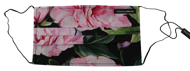 Scratch-Resistant And Luxury Sale Bags Dolce & Gabbana Chic Floral Cotton Face Women's Mask