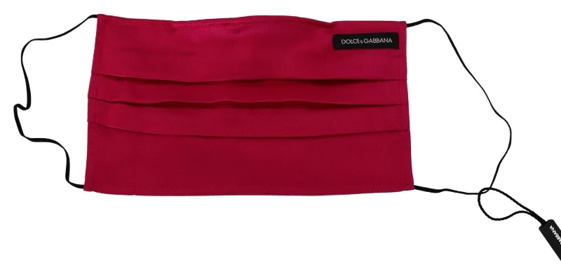 Luxurious But Budget-Friendly Bags Dolce & Gabbana Elegant  Cotton Pleated Face Women's Mask