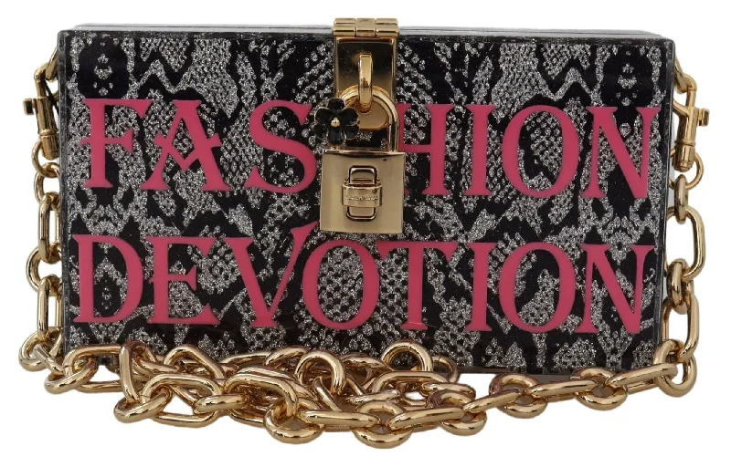 Clearance Bags For Budget Shoppers Dolce & Gabbana  Resin Dolce Box Clutch with  Women's Details