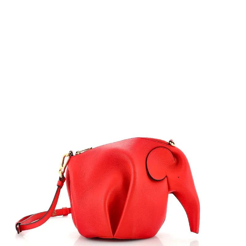 Vibrant Bags With Discounts Elephant Crossbody Bag Leather Mini