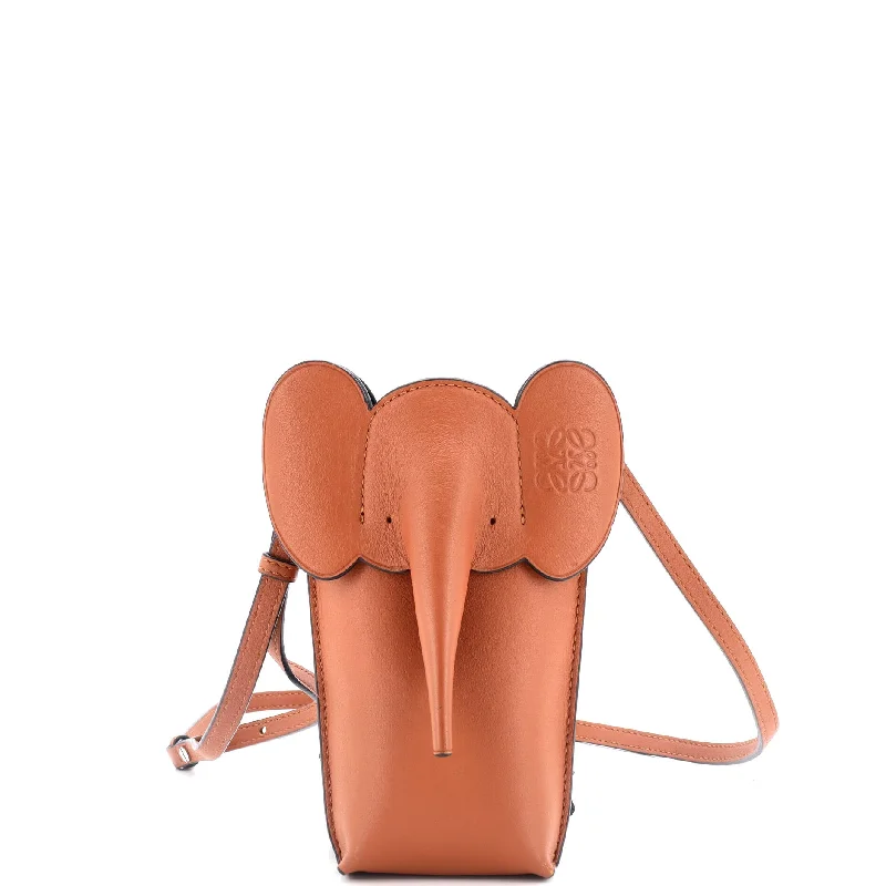 Minimalist Bags For Clean And Modern Aesthetics Elephant Pocket Crossbody Bag Leather