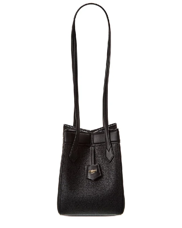 Tote Bag For Everyday Use FENDI Origami Mini Leather Shoulder Bag