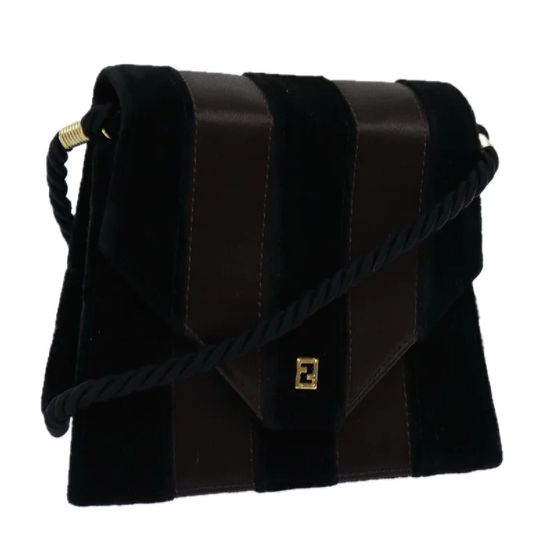 Cozy Handbags With Clearance Prices Fendi Pecan  Velvet Shoulder Bag (Pre-Owned)