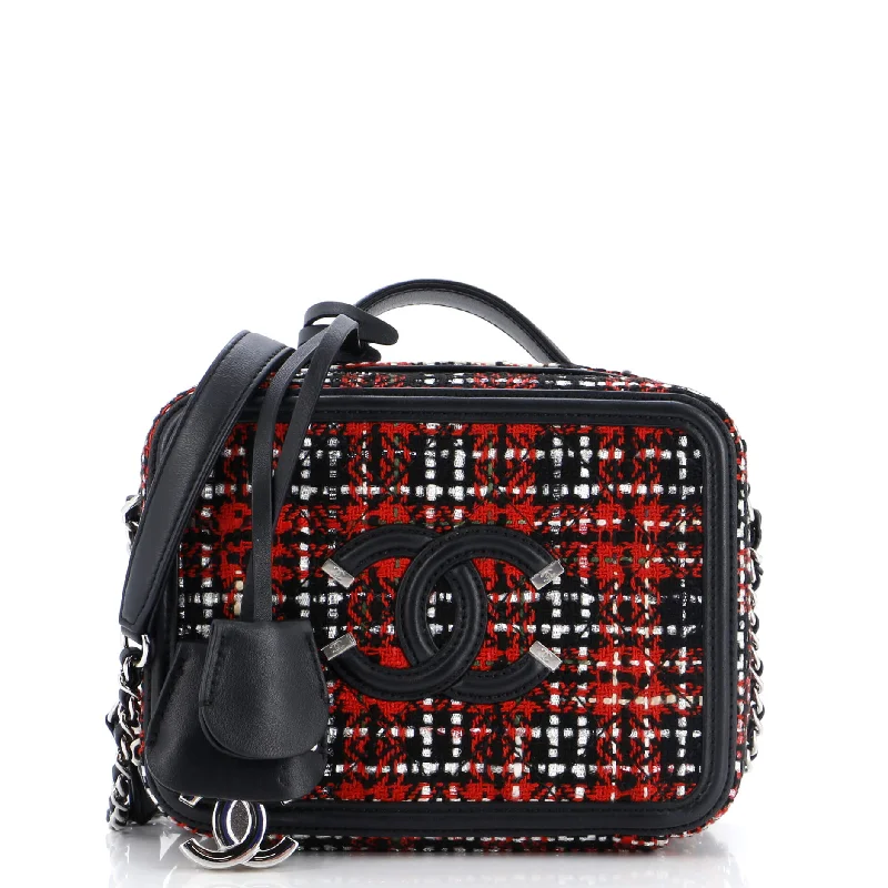 Elegant Bags For Formal Events And Luxury Occasions Filigree Vanity Case Quilted Tweed Small