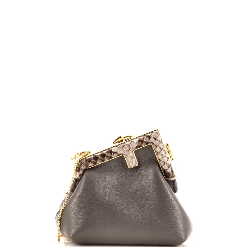 Luxury Bags With Premium Materials And Craftsmanship First Charm Crossbody Bag Leather Nano