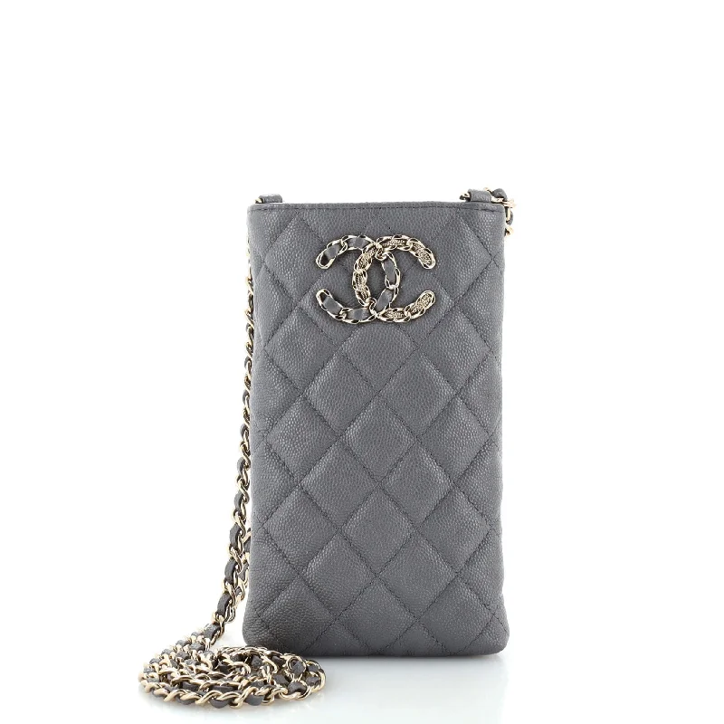 Inspired Bags For High-End Fashion French New Wave Phone Holder Crossbody Bag Quilted Caviar