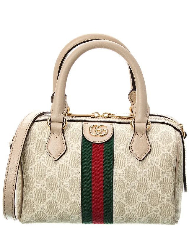 Eco-Friendly And Discounted Bags Gucci Ophidia GG Mini Top Handle GG Supreme Canvas & Leather Bag