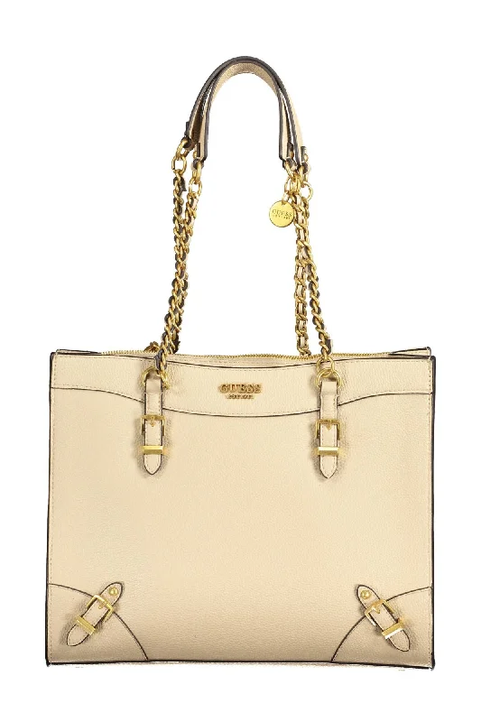 Vintage-Inspired Guess Jeans  Chain-Link Shoulder Women's Handbag