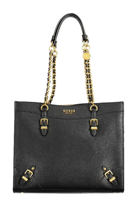 Minimalist Bags For Clean And Modern Aesthetics Guess Jeans Chic  Chain-Strap Shoulder Women's Bag