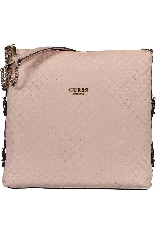Bags For College Students On A Budget Guess Jeans Chic  Polyurethane Chain-Handle Shoulder Women's Bag
